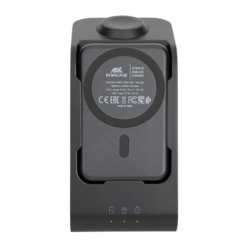 Încărcător portabil Rivacase VA4917, 500mAh, Negru