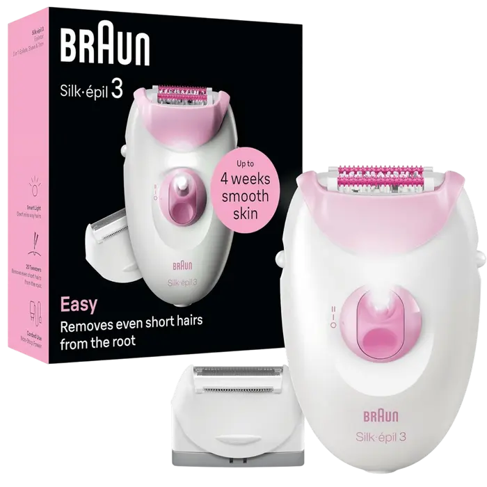Epilator Braun SE3031, Alb