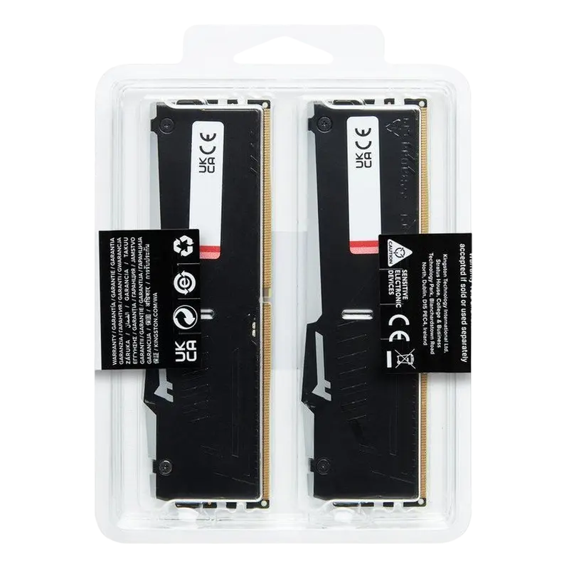 Memorie RAM Kingston FURY Beast RGB, DDR5 SDRAM, 5600 MHz, 32 GB, KF556C36BBEAK2-32