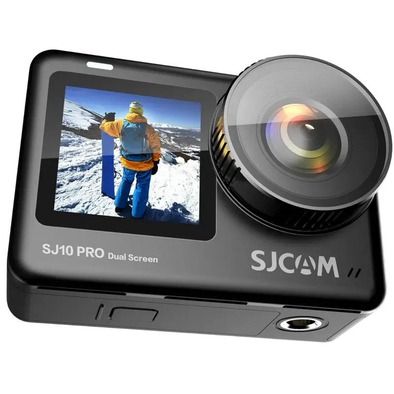 Cameră Video Sport SJCAM SJ10 PRO Dual Screeni, Negru