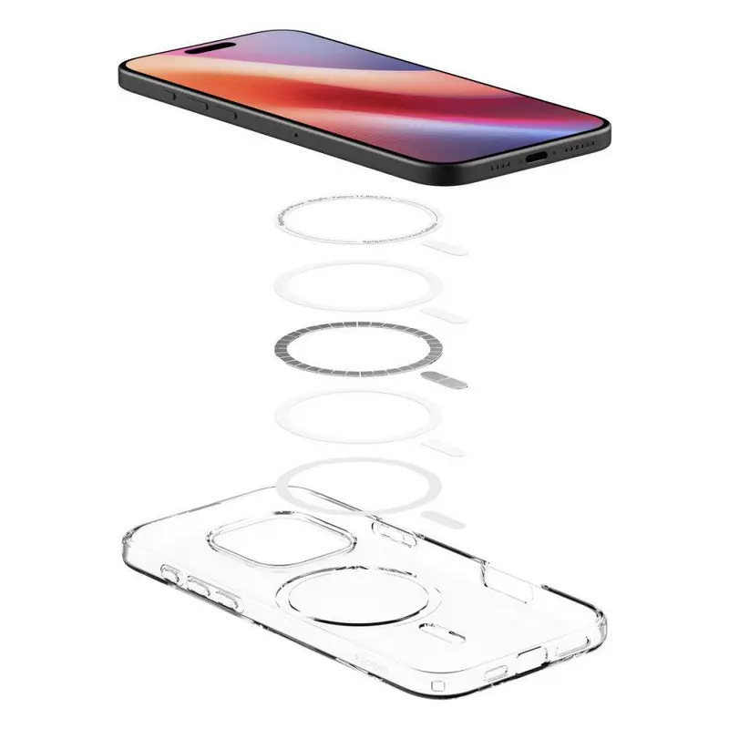 Husă Spigen iPhone 16 Pro Max Liquid Crystal Mag, Transparent