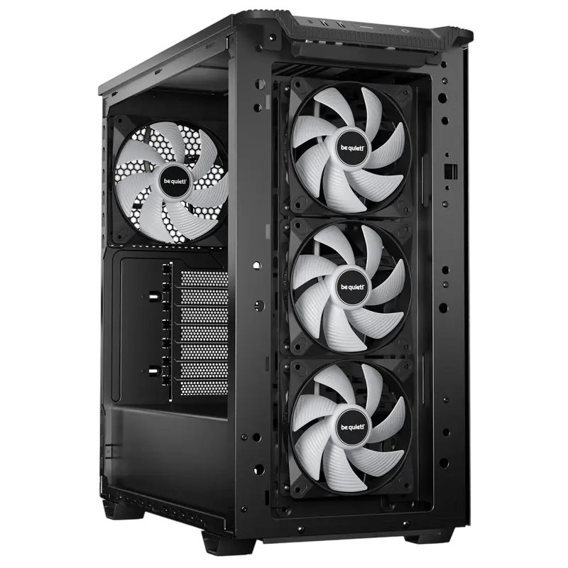 Компьютерный корпус be quiet! Pure Base 501 LX, Midi-Tower, Без блока питания, Чёрный