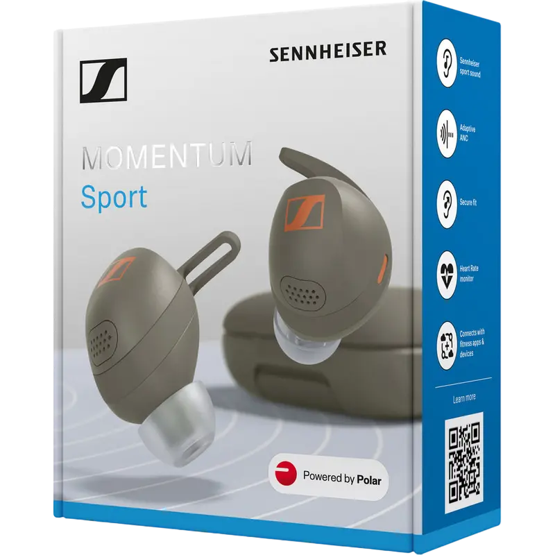 Căști Sennheiser Momentum Sport TWS, Olive