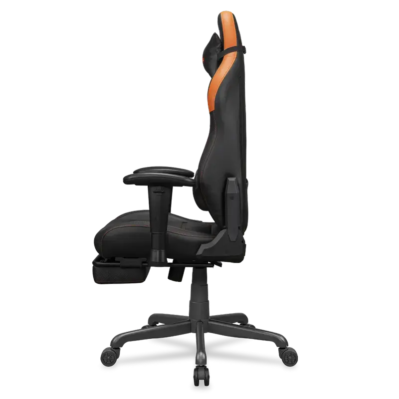 Scaun Gaming Cougar Explore Neo, PVC Piele, Negru | Portocaliu