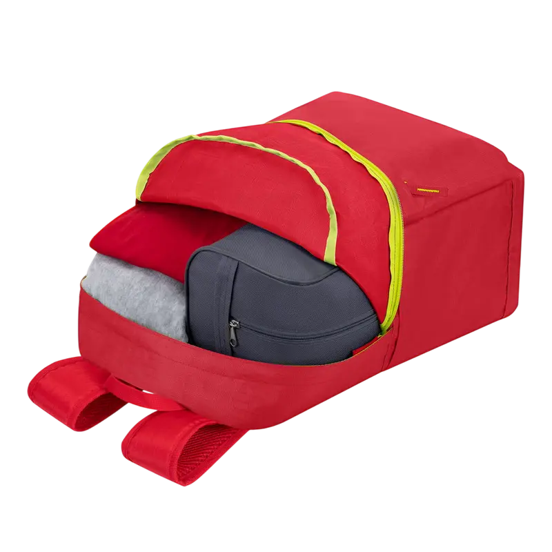 Rucsac Rivacase 5562, Poliester, Roșu