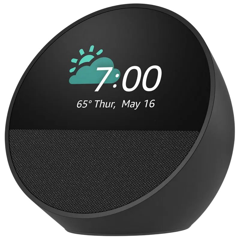 Умная колонка Amazon Echo Spot, Чёрный