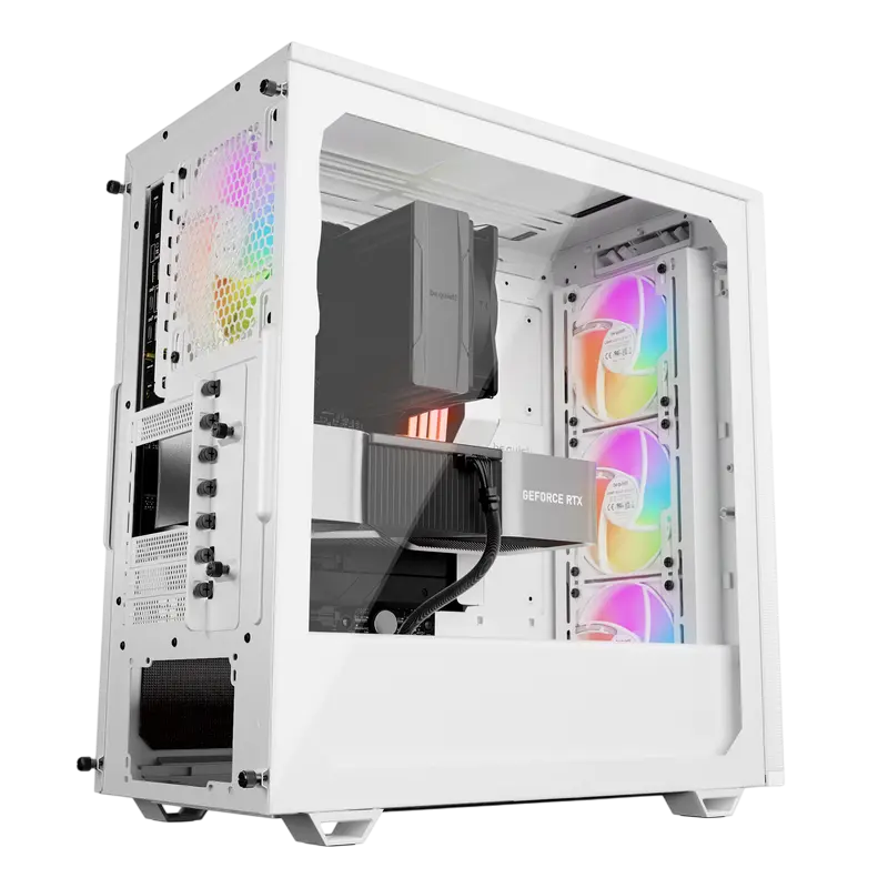 Carcasă PC be quiet! Pure Base 501 LX, Midi-Tower, Fără PSU, Alb