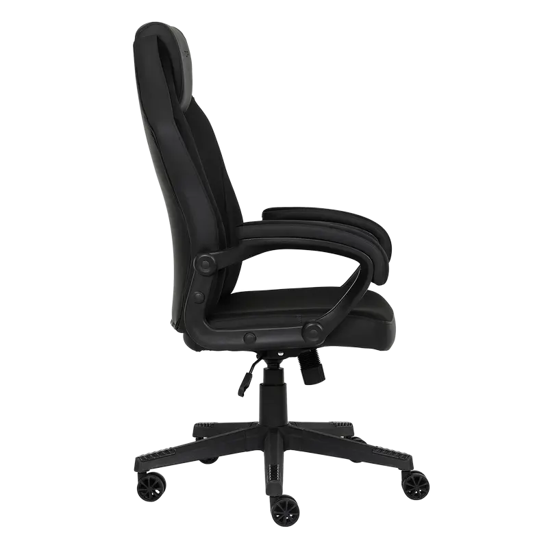 Scaun Gaming HATOR Flash, Țesătură, PU Piele, Alcantara Black