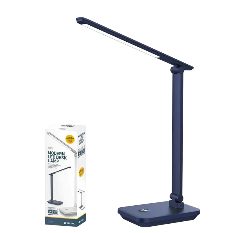 Lampa de birou Platinet PDL6731NB, Albastru