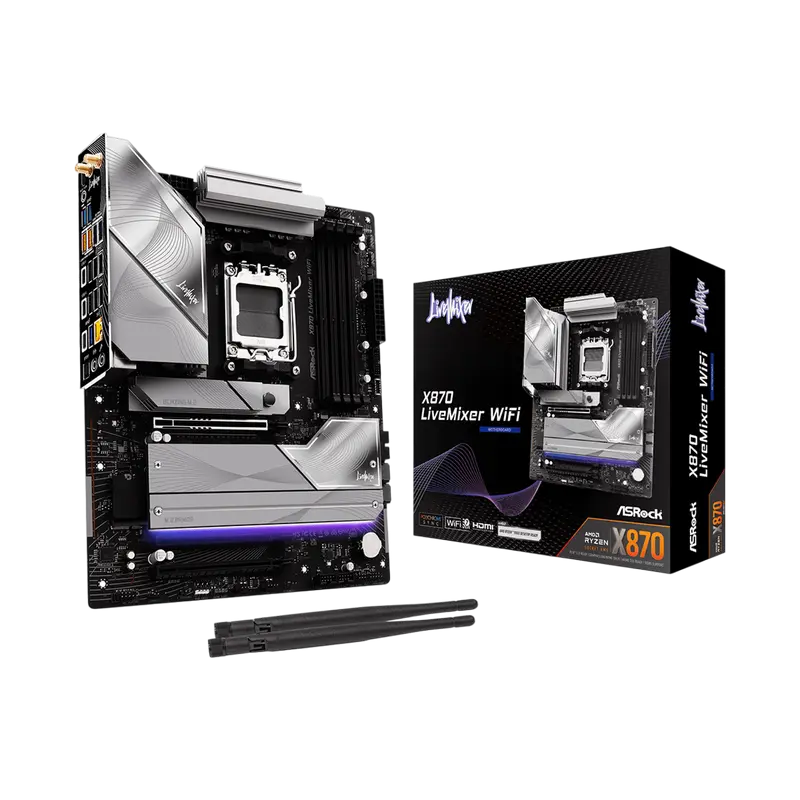 Материнская плата ASRock X870 LIVEM..