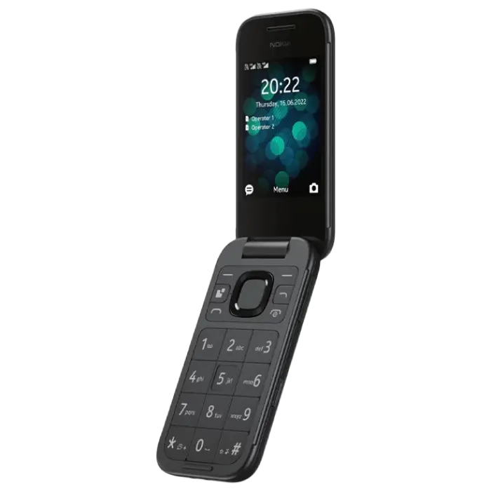 Telefon mobil Nokia 2660 Flip 4G, Negru