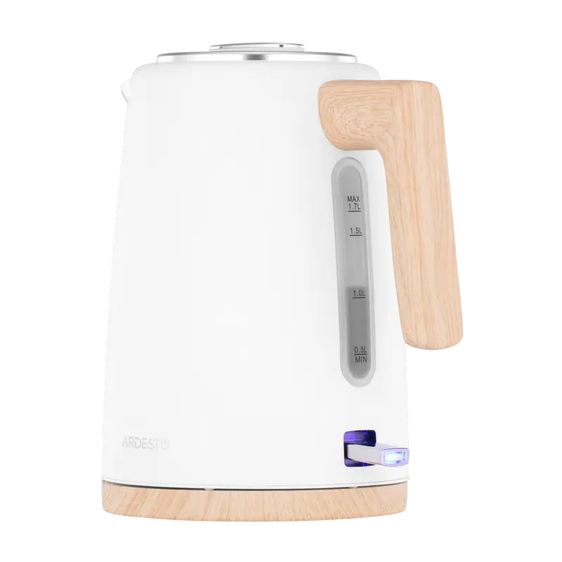 Fierbător electric Ardesto EKL-F420WWD, Alb