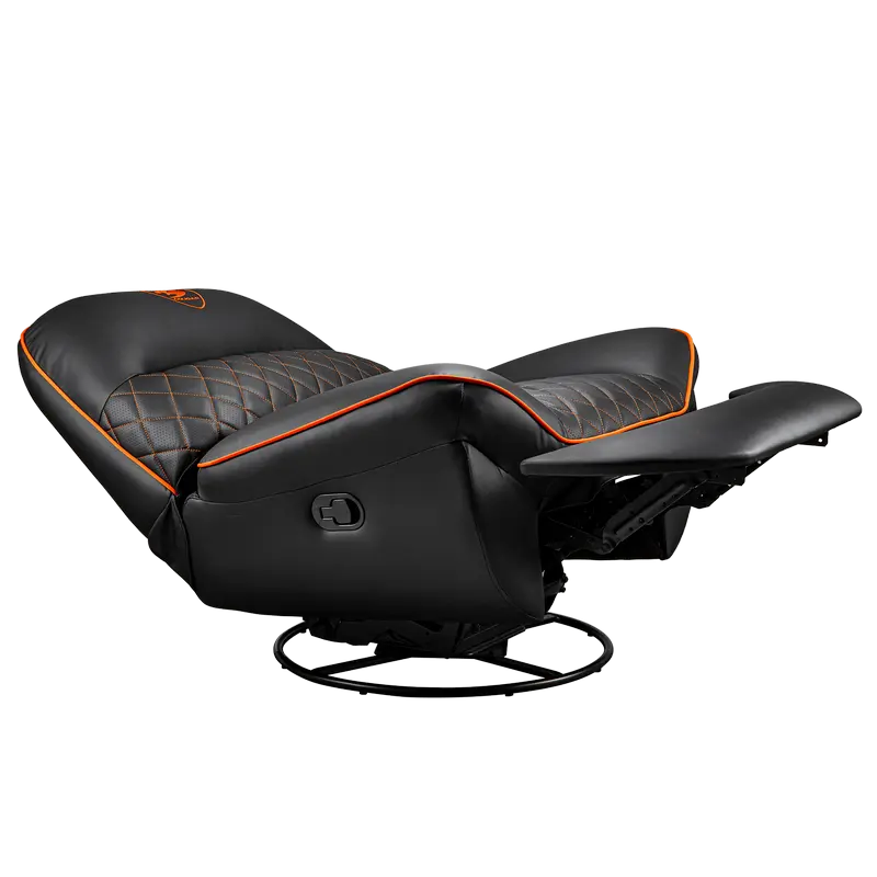 Scaun Gaming Cougar Overlord, PU Piele, Negru | Portocaliu