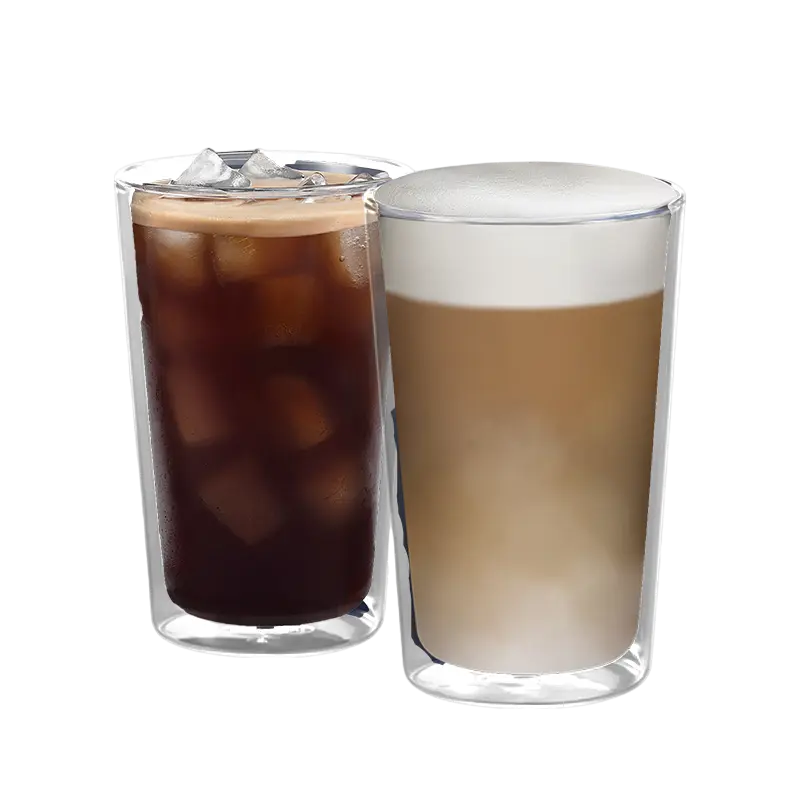Set de pahare DLSC319, 490 ml, 2 buc, Transparent
