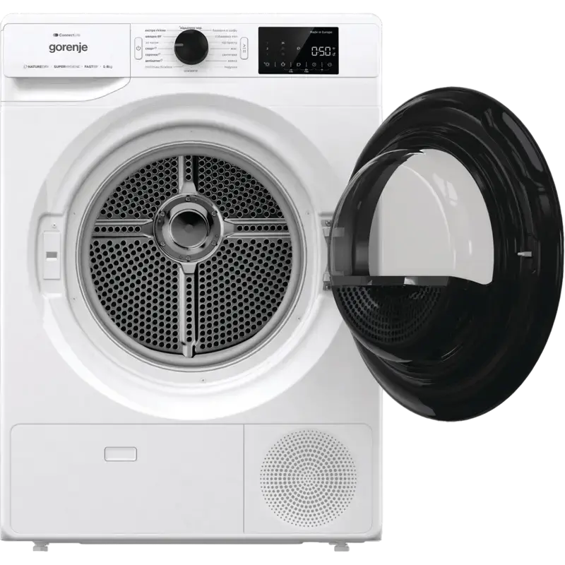 Сушильная машина Gorenje DPNE83GNLWIFI, 8кг, Белый