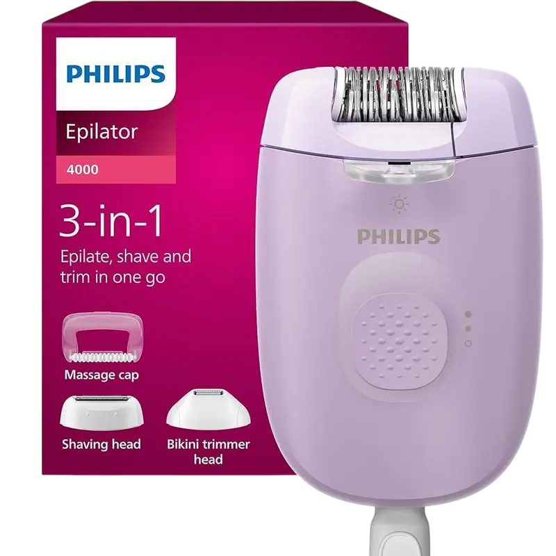 Epilator Philips BRE257/00, Violet