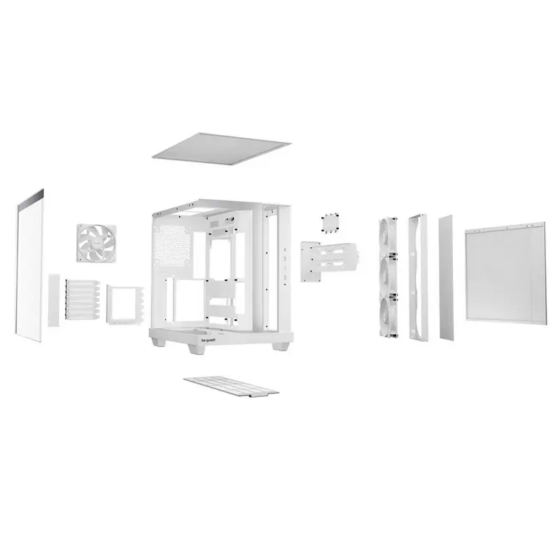 Carcasă PC be quiet! Ligh Base 500 LX White, Midi-Tower, Fără PSU, Alb