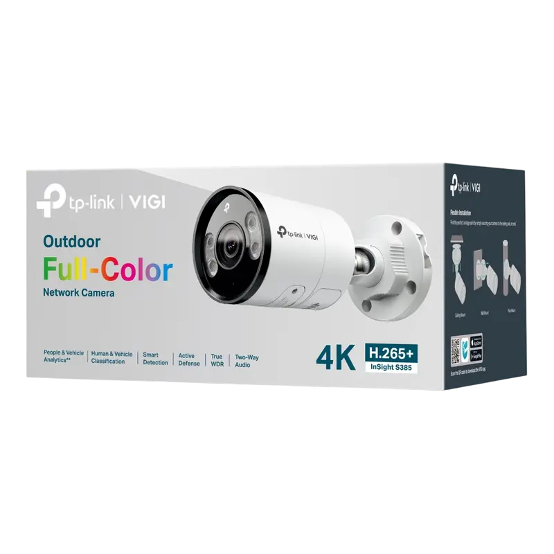 Camera de supraveghere IP TP-LINK InSight S385(2.8mm), Alb