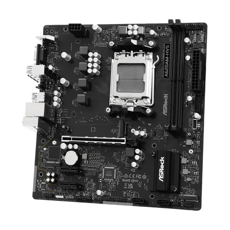 Placă de bază ASRock A620AM-HVS, AM5, AMD A620A, Micro-ATX