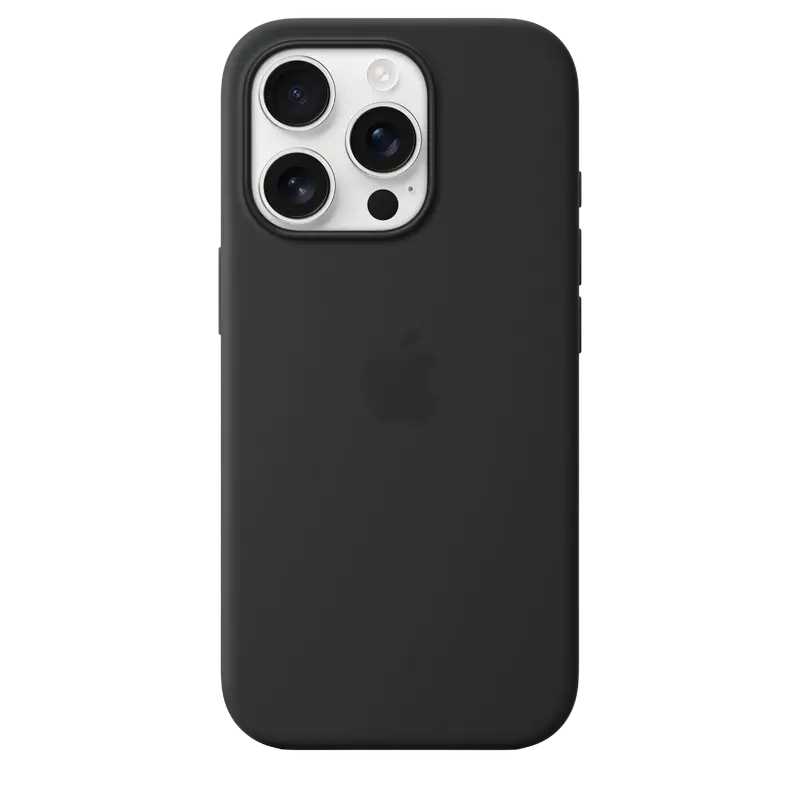 Husa Apple iPhone 16 Pro Silicone Case cu MagSafe, Negru