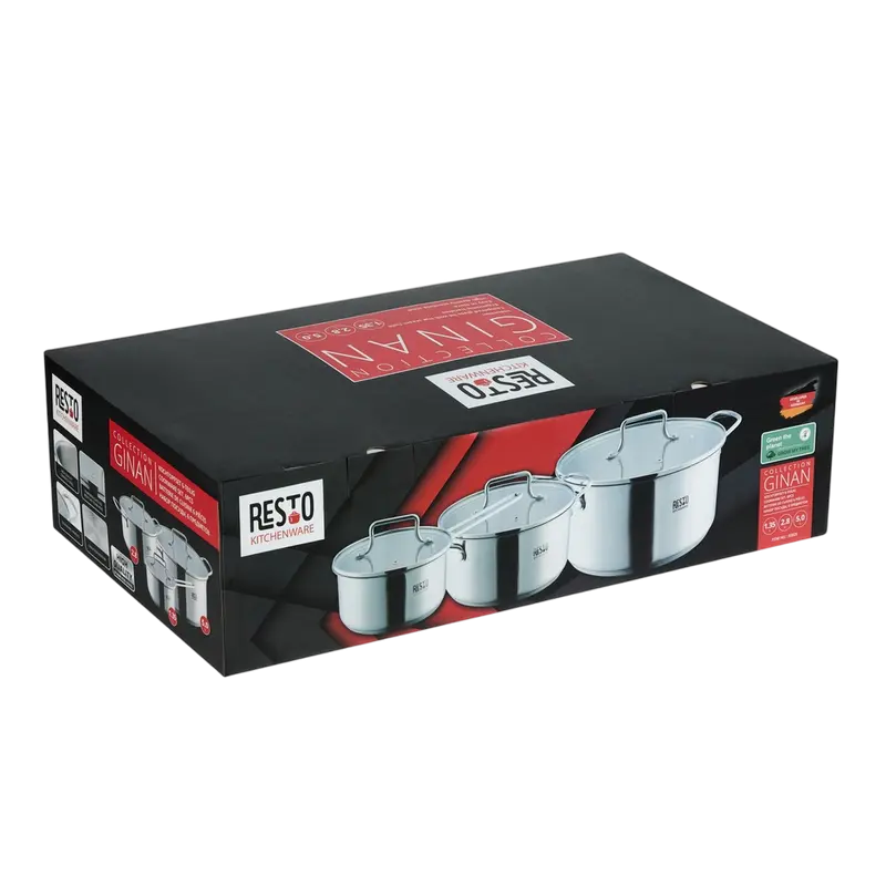 Набор кастрюль RESTO 92025, ,Нержавеющая сталь