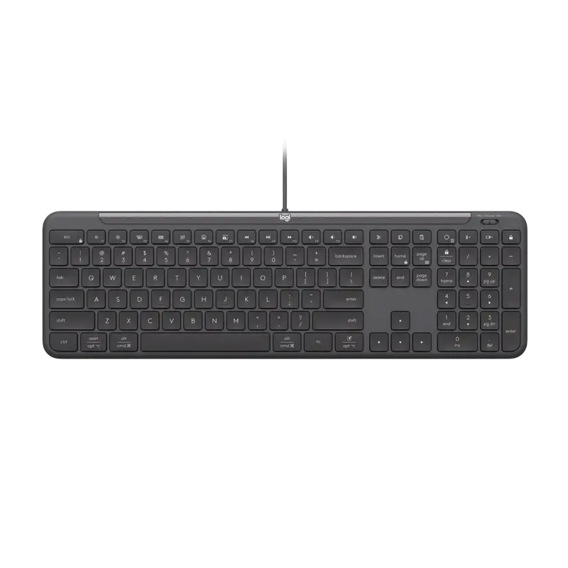 Set Tastatură + Mouse Logitech Signature Slim MK620, Cu fir, Negru
