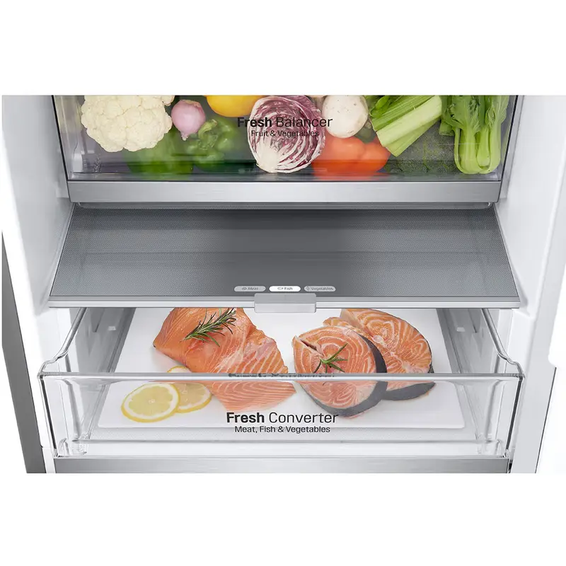 Frigider LG GBV7280CMB, Argintie