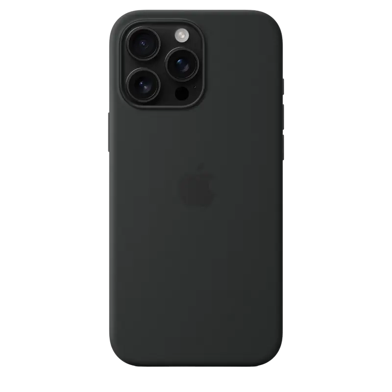Husă Apple iPhone 16 Pro Max Silicone Case with MagSafe, Negru