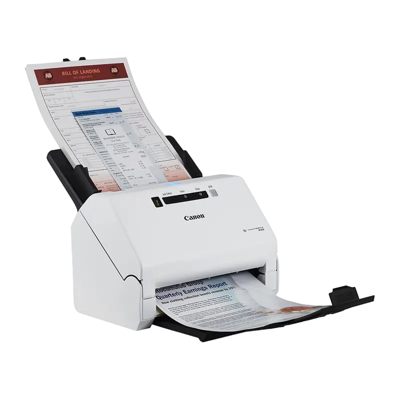 Scaner de documente cu alimentare automată Canon imageFORMULA R40, A4, Alb