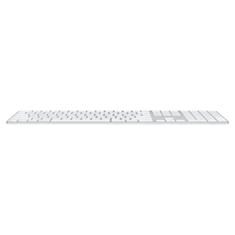 Клавиатура Apple Magic Keyboard with Touch ID and Numeric Keypad A3119 USB-C, Беспроводное, Белый