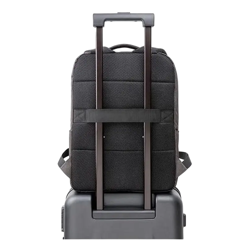 Rucsac NINETYGO Light Business Commuting, 15.6", Poliester, Gri inchis