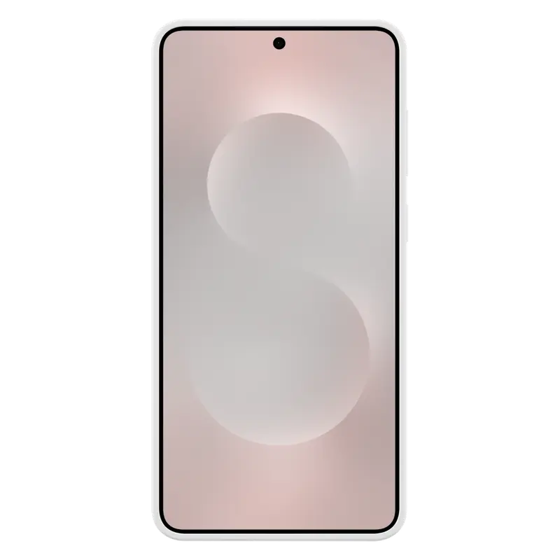 Чехол Samsung Silicone Cover для Galaxy S25 Edge, Светло-серый