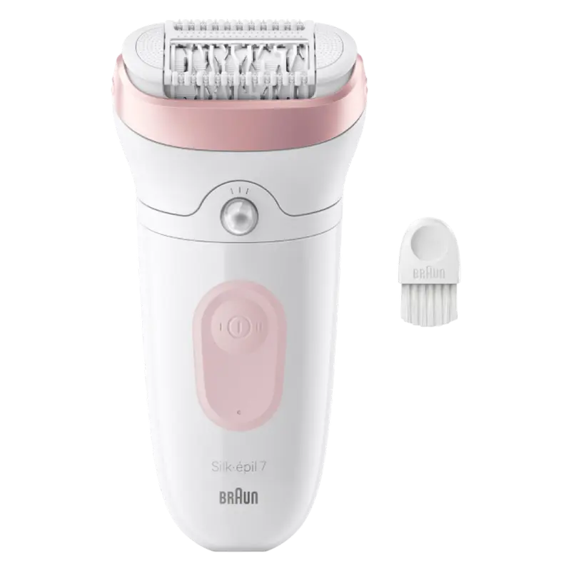 Cumpara  Epilatoare - Epilator Braun SE7000, Alb | Roz..