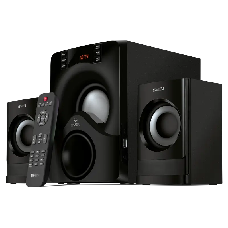 Sistem audio 2.1 CH SVEN MS-312, Negru