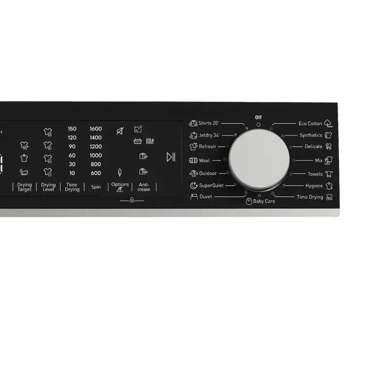 Uscător de rufe Sharp KD-NHL9S9GWC-EE, 9kg, Alb