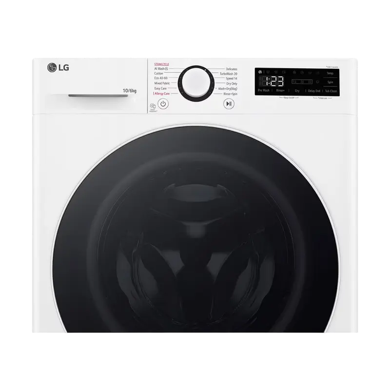 Mașină de spălat și uscat LG F4DR510S0W, 10kg, Alb