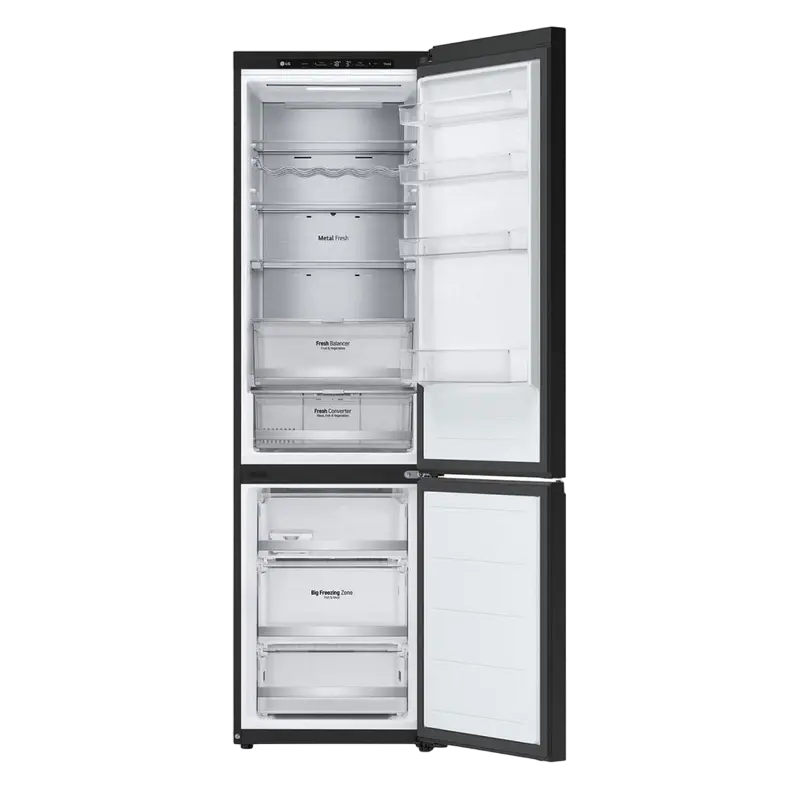 Frigider LG GBB72TW9DQ, DoorCooling+, Alb | Negru