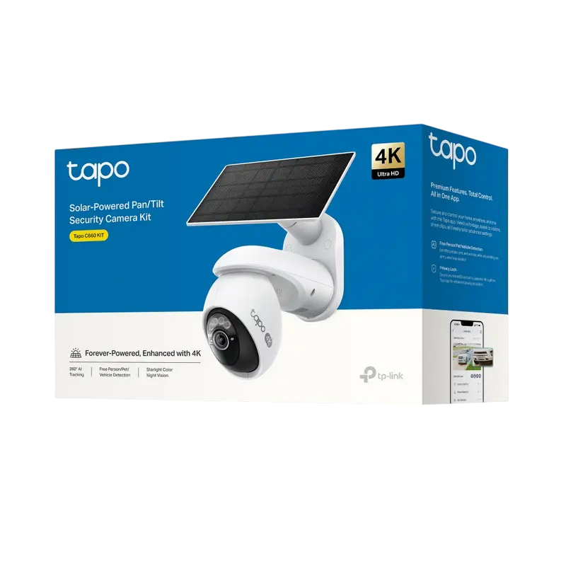 Camera de supraveghere TP-LINK TAPO C660 KIT, Alb