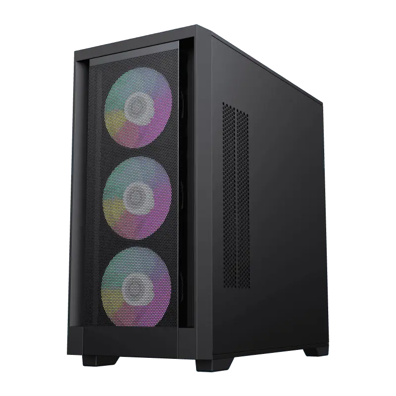 Carcasă PC Gamemax Defender MB, Mini-Tower, Fără PSU, Negru