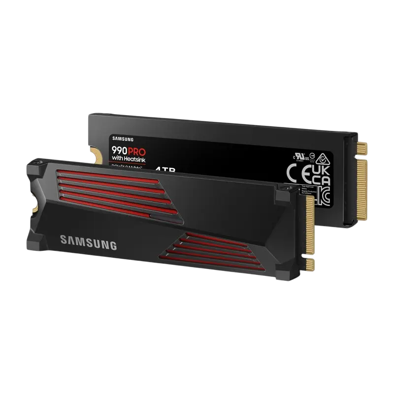 Unitate SSD Samsung 990 PRO cu radiator, 4000GB, MZ-V9P4T0GW