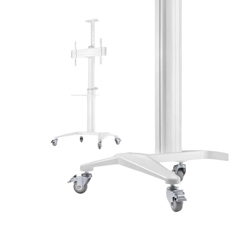 Подставка под телевизор на ножке Gembird TVS-70T-02-W, Белый