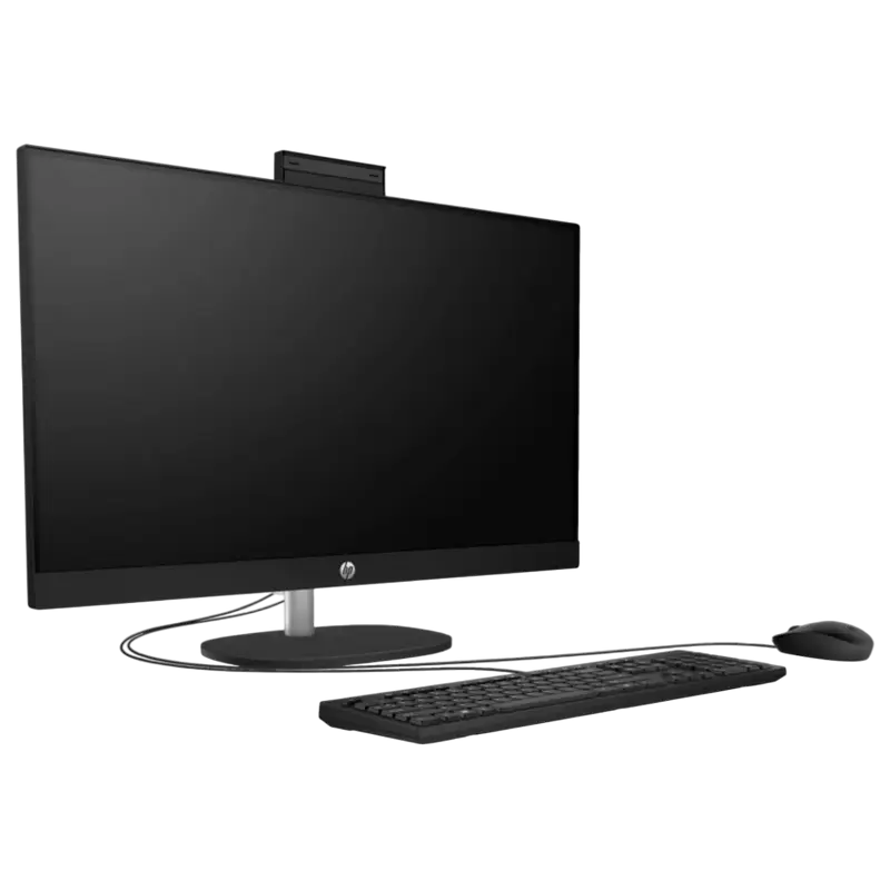 Моноблок HP 27-cr1005ci, 27", Intel Core Ultra 7 155U, 16Гб/1024Гб, FreeDOS, Чёрный