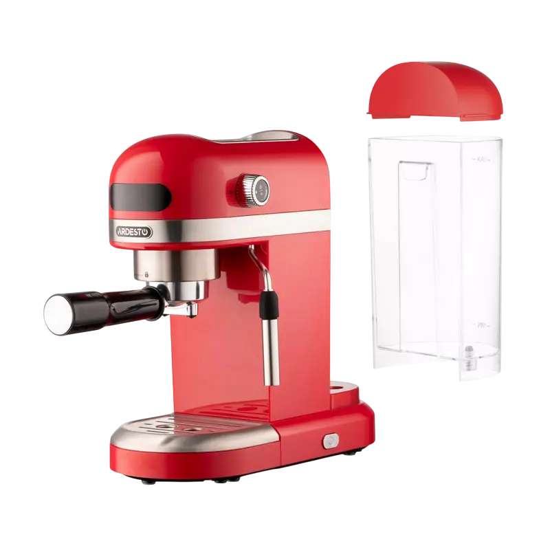 Кофеварка рожковая Ardesto YCM-E1501, 1350Вт, Красный
