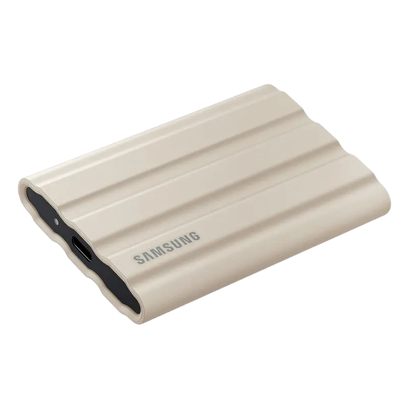 SSD portabil extern Samsung T7 Shield, 2 TB, Bej (MU-PE2TOK/EU)