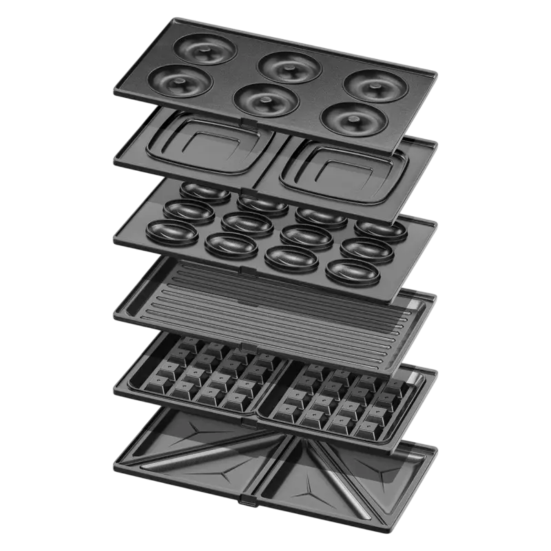 Aparat pentru sandwich multifunctional Ardesto SM-H600B, Negru