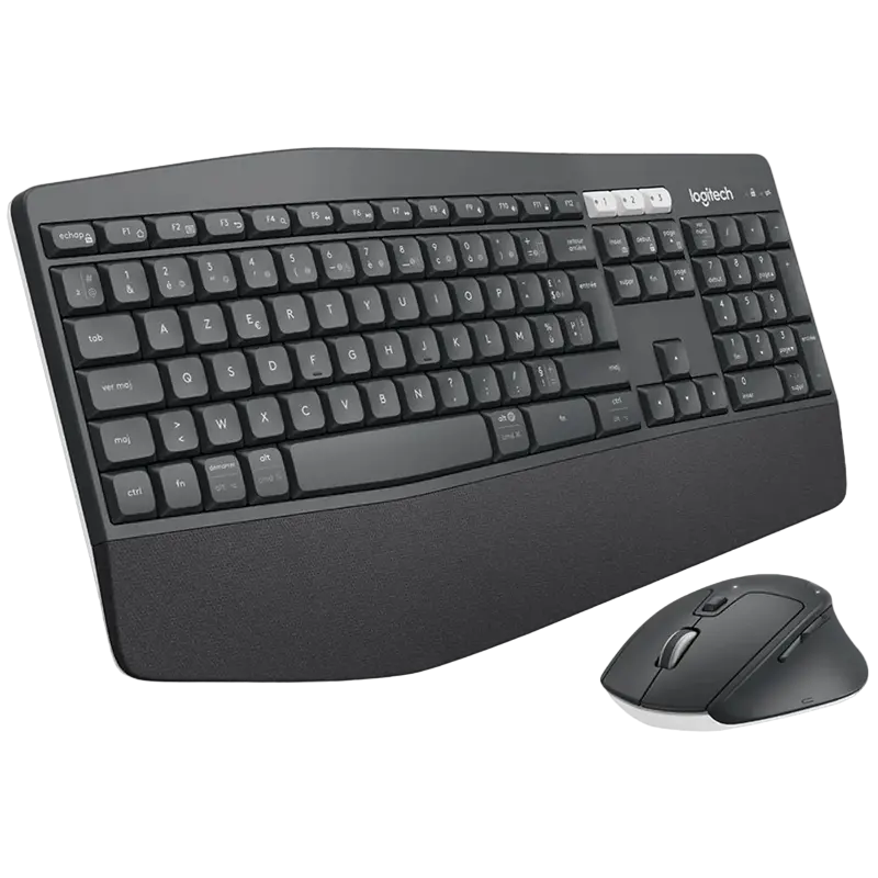 Set Tastatură + Mouse Logitech MK850, Fără fir, Negru