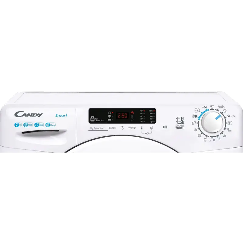 Mașină de spălat Candy CS4 1072DE/1-S, 7kg, Alb