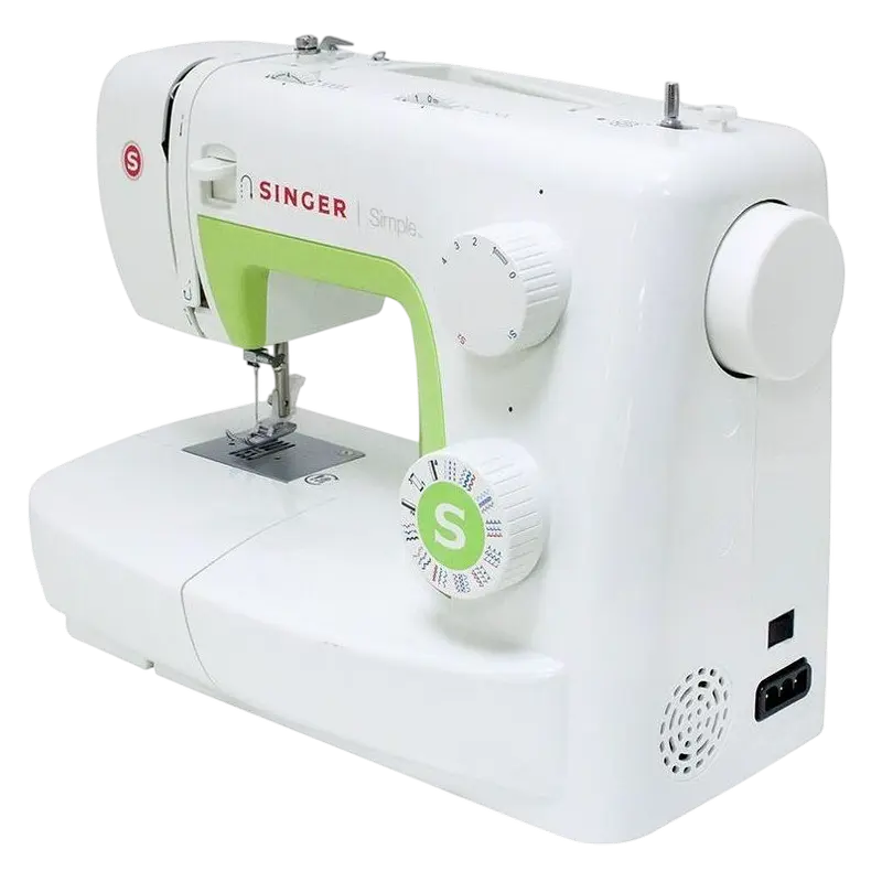 Mașină de cusut Singer Simple 3229, Alb | Verde