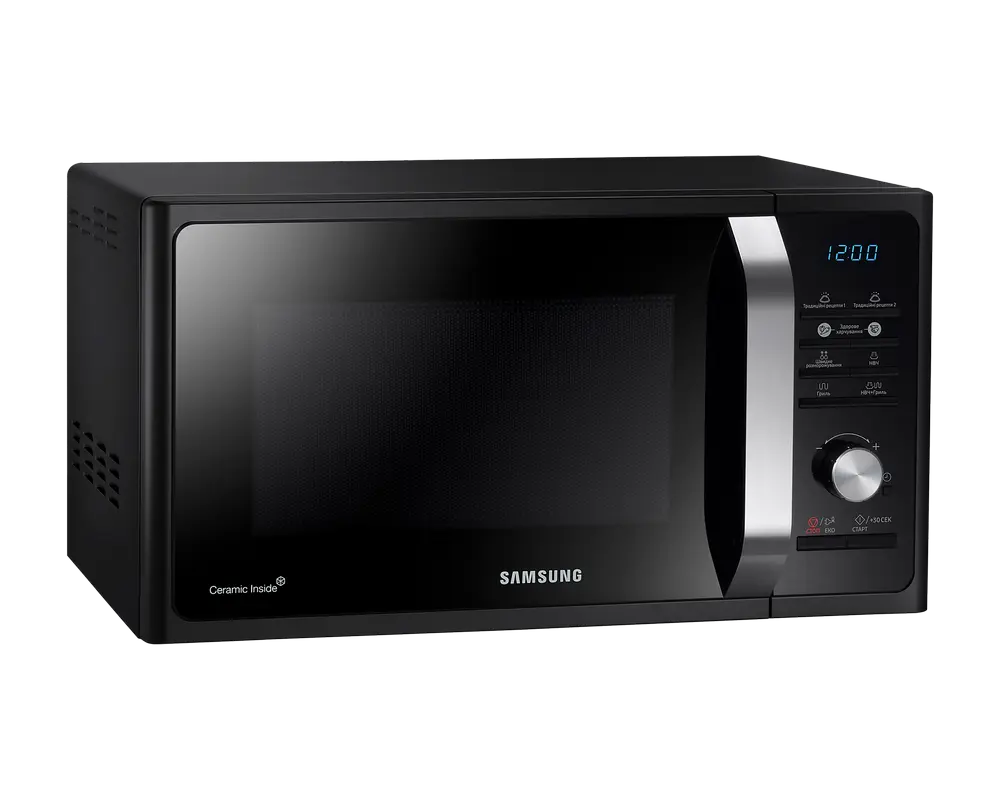 Cuptor cu microunde Samsung MG23F301TAK/OL, Negru