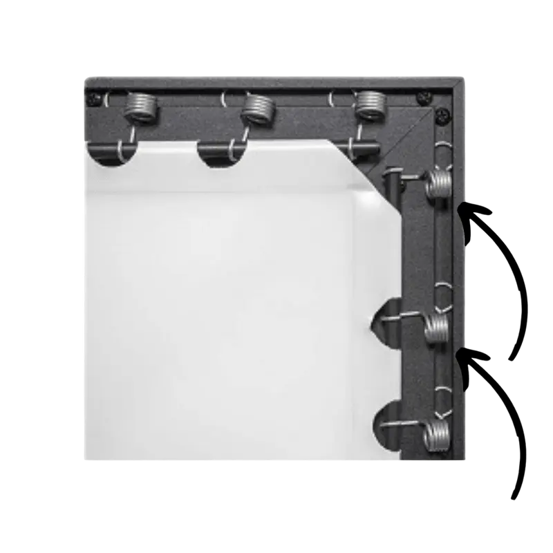 Проекционный экран с фиксированной рамкой Sopar # 8302VC-RN, 136", 16:9